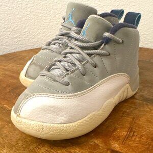 Jordan 12 Retro Shoes University Blue Wolf Gray